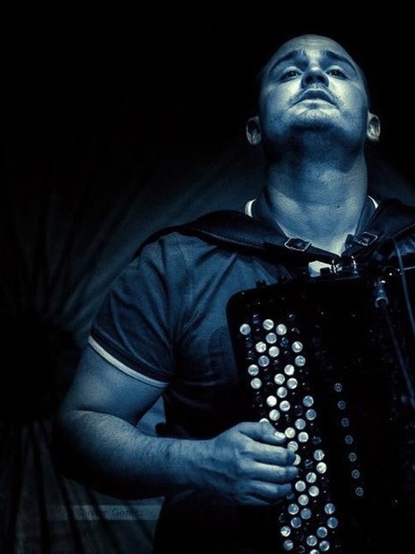 Jérémy Lohier à l'accordéon